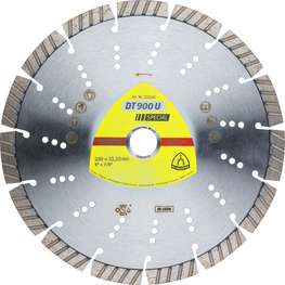 DT900U Алмазный диск универсальный, агрессивный ø 230х2,6х22,23 мм, - 1 шт/уп. DT/SPECIAL/DT900U/S/230X2,6X22,23/15ST/1