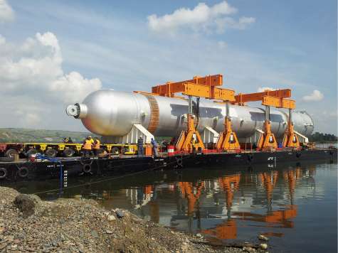 Фото товара "SL125 Гидравлический портальный кран 125 тн (4 стойки)"